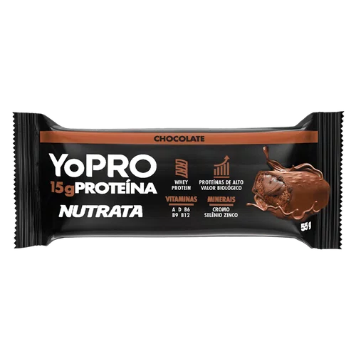 Barra de Proteína YoPRO Chocolate Nutrata 55g