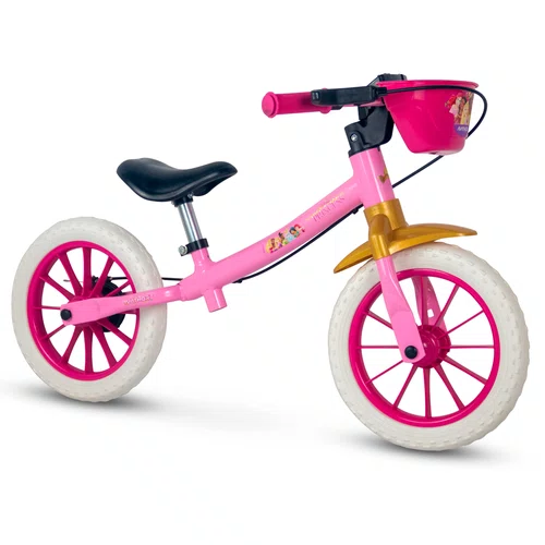 Bicicleta Balance Nathor Aro 12 Princesas Disney