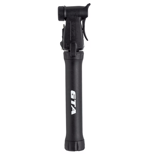Bomba de Ar Gta Portátil Bidirecional 80psi Para Válvula Tipo Americana e Presta Preto