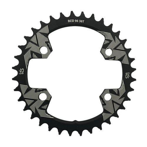 Coroa Ictus BCD 96 Assimétrica 36T Preto