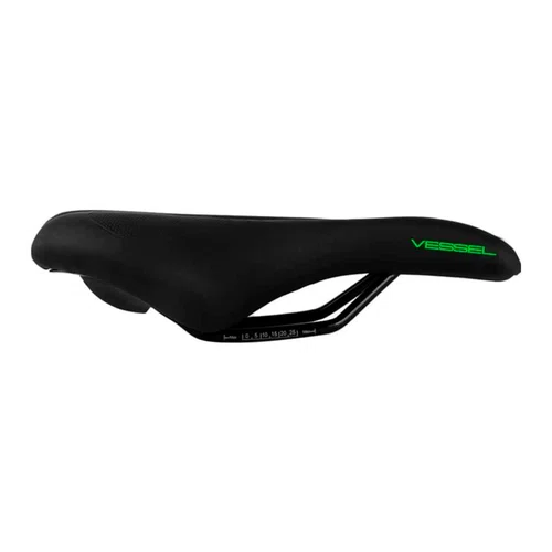 Selim Vessel Mtb Vazado Morbido Preto/Verde
