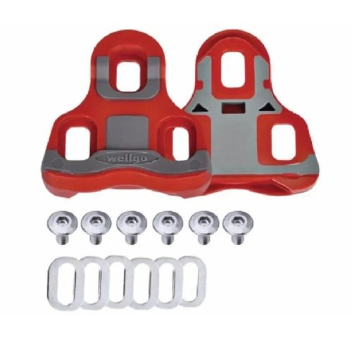 Taquinho Wellgo RC-7B Para Look Keo 6 Vermelho