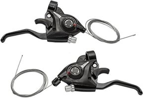 Alavanca de Câmbio C/Maçaneta Yamada 3x7V  Rapid-fire 21v (Par)