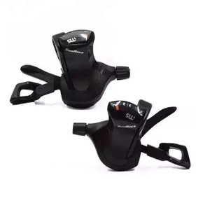 Alavanca de Câmbio Sunrace 2/3x10v MS13 Com Cabos - Par