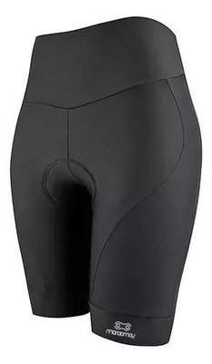 Bermuda Feminina Marcio May Comfort Cos Alto Preto