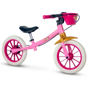 Bicicleta Balance Nathor Aro 12 Princesas Disney