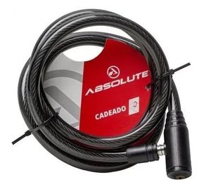 Cadeado Absolute 1,0Mx12mm Espiral Preto
