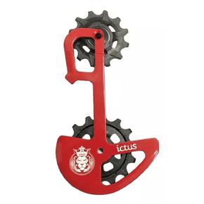 Cage Roldana C/ Rolamento Ictus P/ Câmbio Sram SX/ NX 12v Vermelho