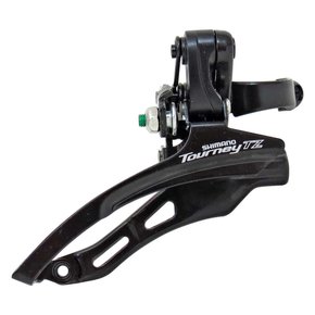 Câmbio Shimano Dianteiro 1/4 Para Cima TZ500 Preto 31 42D