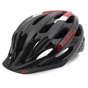 Capacete Giro Revel Preto/Vermelho Tamanho 54-61