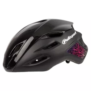 Capacete Polisport  Aero Road Preto/Roxo