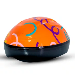 Capacete Rava Infantil Little Child Fan Laranja