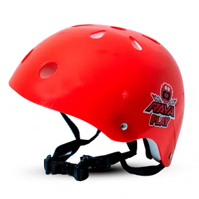 Capacete Rava Infantil Little Child Play Vermelho