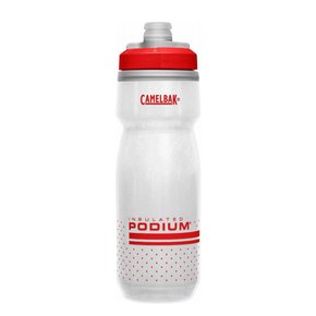 Caramanhola Camelbak Podium Chill 620ml Branco/Vermelho