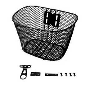 Cesta Dianteira P/ Bicicleta Infantil Aro 24 Preto