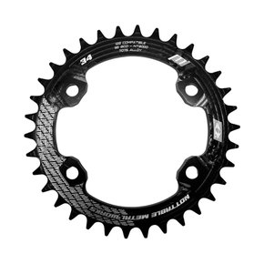 Coroa Nottable Narrow Wide Bcd 96 Assimetrico Nt-8000 34t Preta