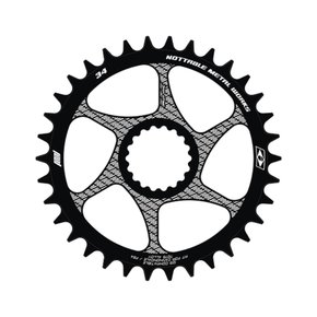 Coroa Nottable Narrow Wide Direct Cinch - 3mm Offset 34t Preta