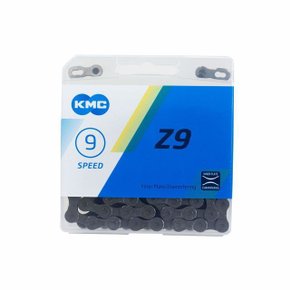 Corrente KMC 9v Index Z9 116 Elos Cinza