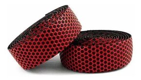 Fita de Guidão Tsw Speed Silicone Gel Vermelha/Preta