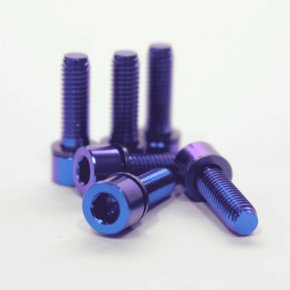 Kit 6 Parafusos Titânio para Mesa e Guidão Quadrado