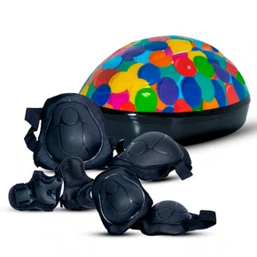 Kit Capacete Rava Infantil Little Child Fan C/ Acessórios