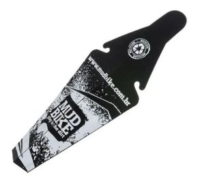 Paralama Mudbike Traseiro, Plastico Preto/branco