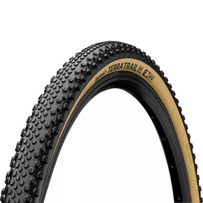 Pneu Continental Terra Trail Shieldwall 700x35 Preto Faixa Bege