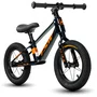 Bicicleta Balance TSW Steps 2 Aro 12 Preto/Laranja