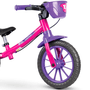 Bicicleta Infantil Nathor Balance Bike Rosa/roxo