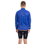 Jaqueta Corta Vento de Ciclismo Masculina Márcio May Pro Azul/Laranja