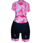 Macaquinho Mauro Ribeiro Leaf Rosa Feminino